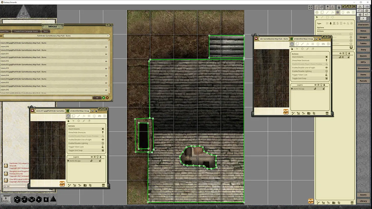 Fantasy Grounds - Pathfinder RPG - GameMastery Map Pack: Slums Screenshot 4
