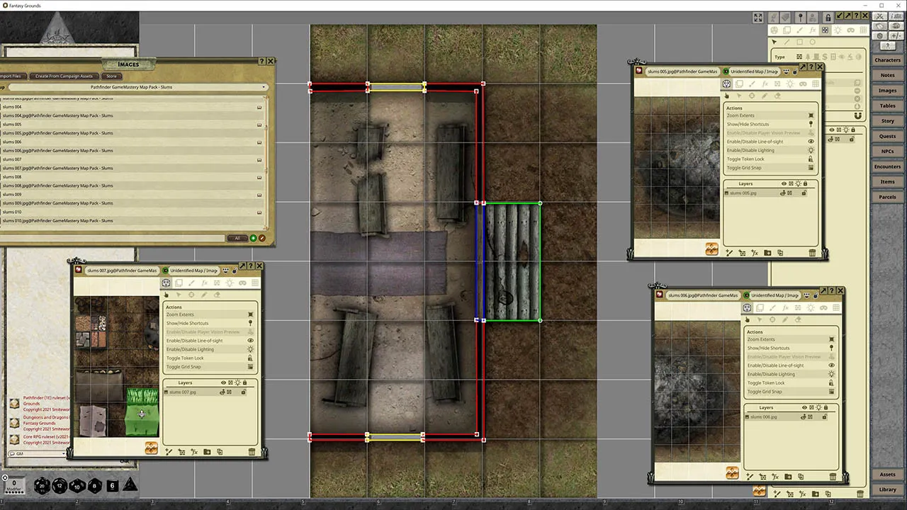 Fantasy Grounds - Pathfinder RPG - GameMastery Map Pack: Slums Screenshot 2