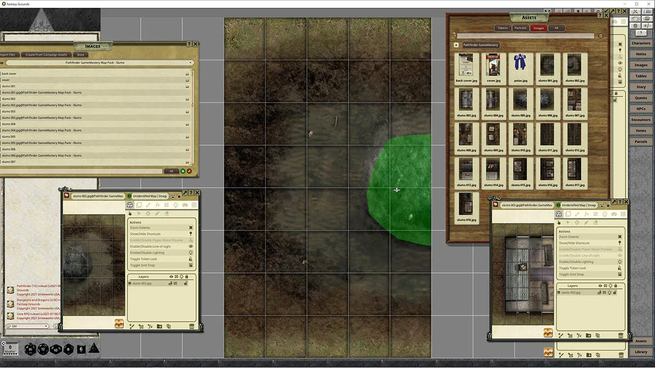Fantasy Grounds - Pathfinder RPG - GameMastery Map Pack: Slums Screenshot 0