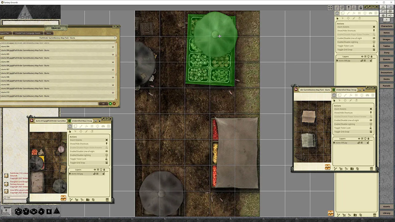 Fantasy Grounds - Pathfinder RPG - GameMastery Map Pack: Slums Screenshot 1