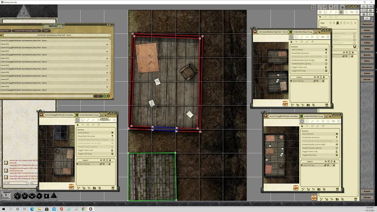 Fantasy Grounds - Pathfinder RPG - GameMastery Map Pack: Slums Screenshot 3