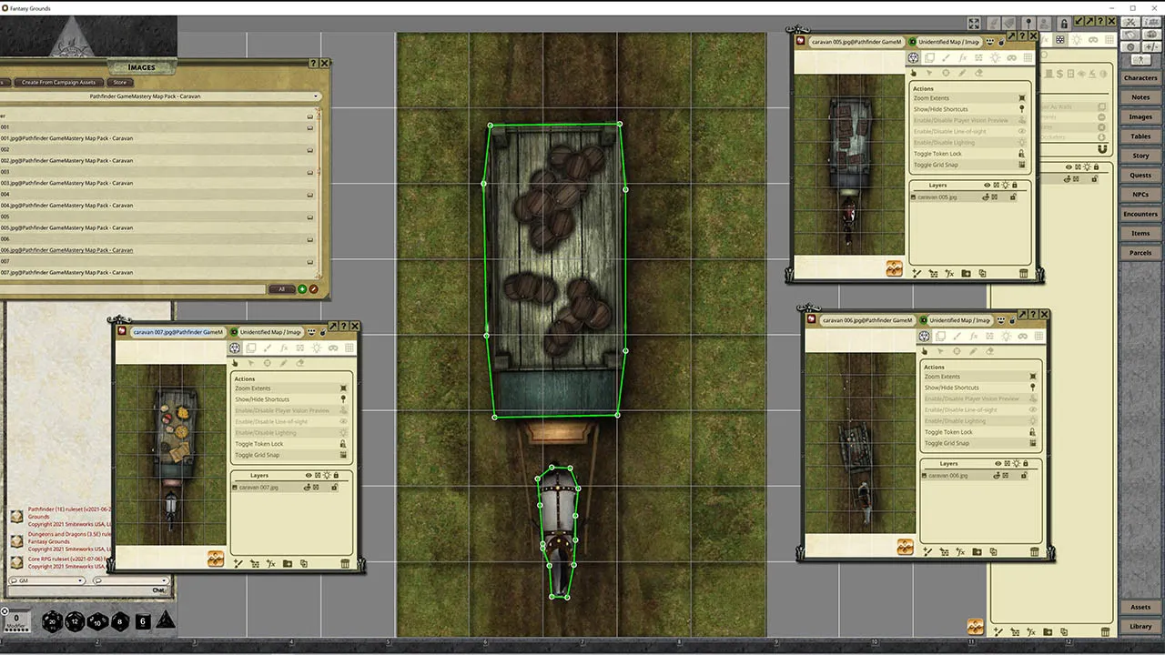 Fantasy Grounds - Pathfinder RPG - GameMastery Map Pack: Caravan Screenshot 2