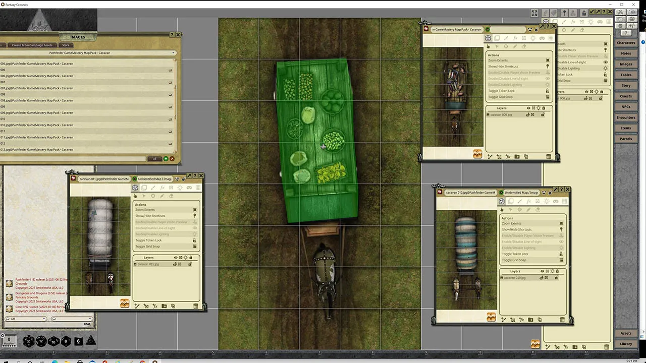 Fantasy Grounds - Pathfinder RPG - GameMastery Map Pack: Caravan Screenshot 1