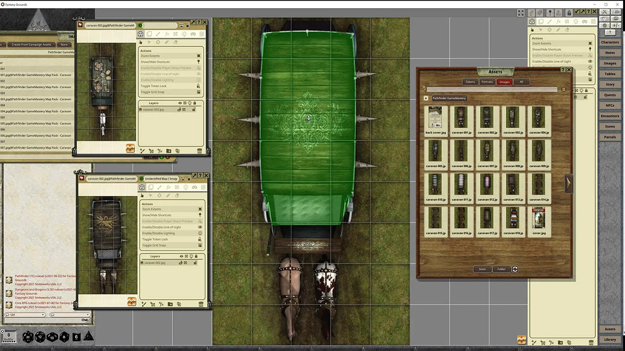 Fantasy Grounds - Pathfinder RPG - GameMastery Map Pack: Caravan Screenshot 0