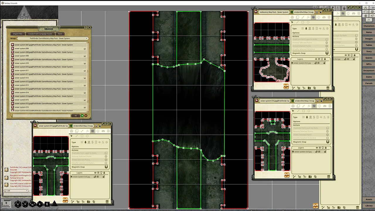 Fantasy Grounds - Pathfinder RPG - GameMastery Map Pack: Sewer System Screenshot 0