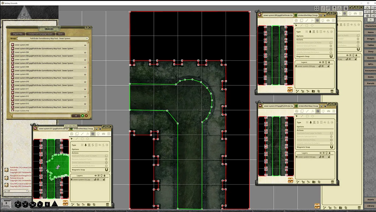 Fantasy Grounds - Pathfinder RPG - GameMastery Map Pack: Sewer System Screenshot 3