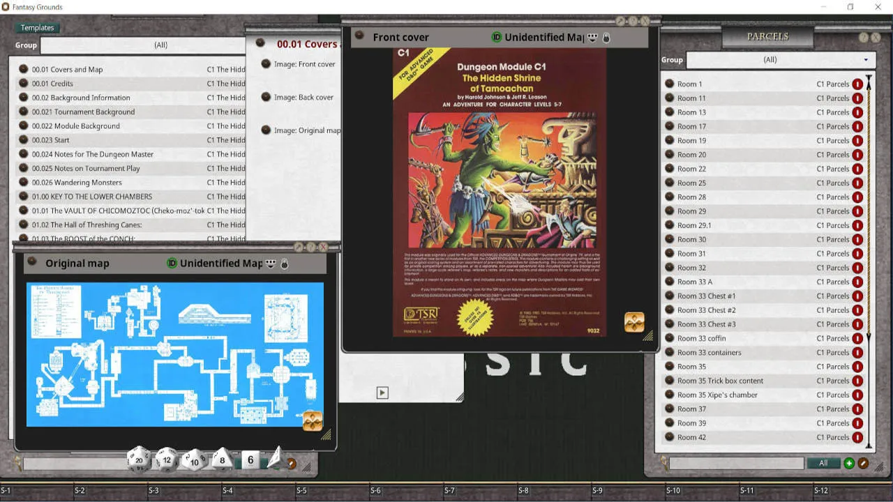 Fantasy Grounds - D&D Classics - C1 The Hidden Shrine of Tamoachan (1E) Screenshot 3