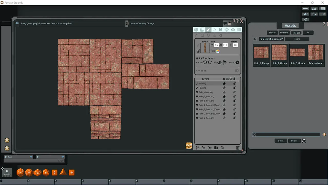 Fantasy Grounds - FG Desert Ruins Map Pack Screenshot 0