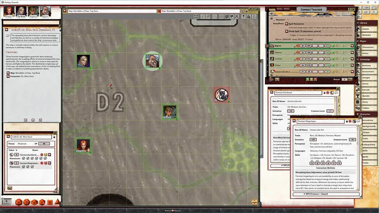 Fantasy Grounds - Pathfinder 2 RPG - Strength of Thousands AP 5: Doorway to the Red Star Screenshot 6