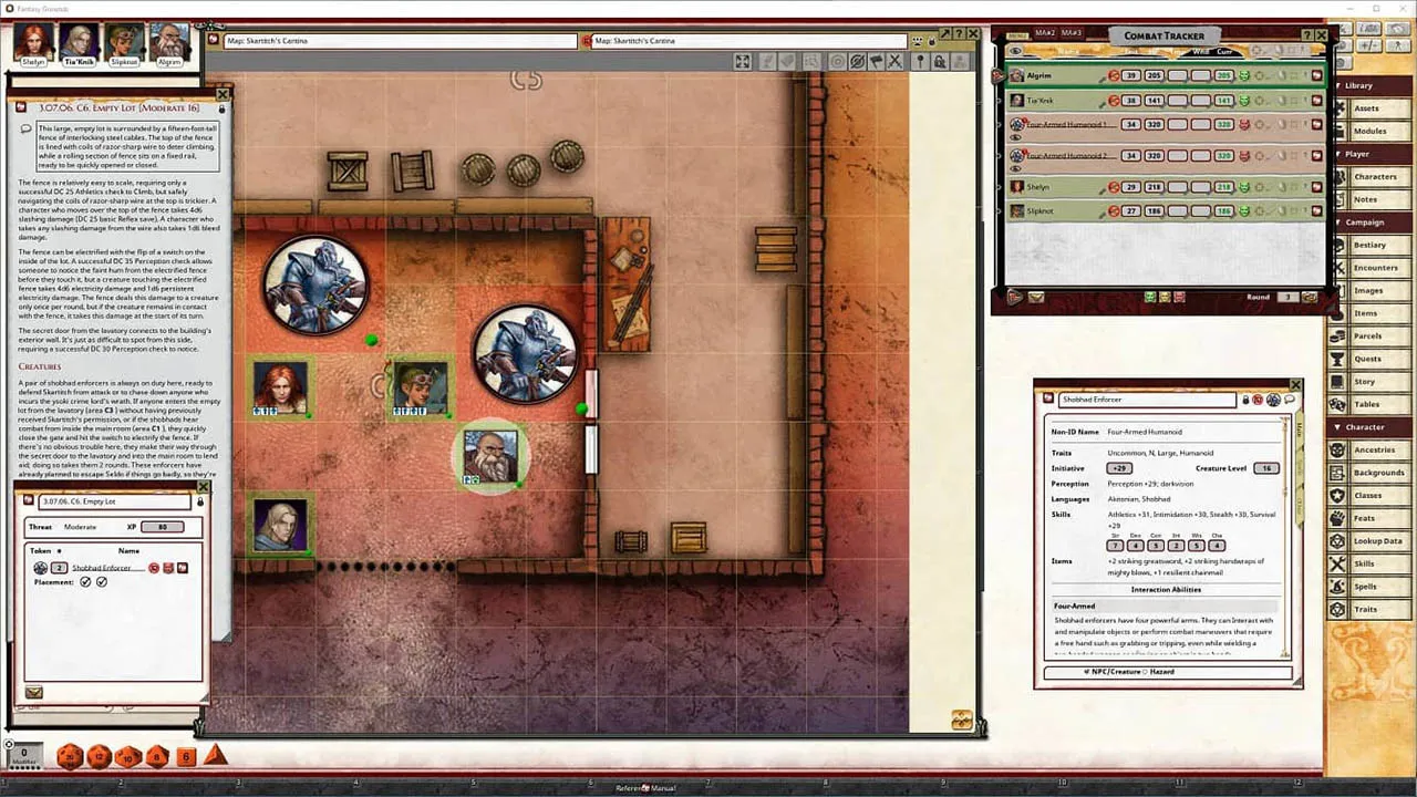 Fantasy Grounds - Pathfinder 2 RPG - Strength of Thousands AP 5: Doorway to the Red Star Screenshot 5