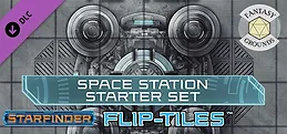 Fantasy Grounds - Starfinder Flip-Tiles - Space Station Starter Set