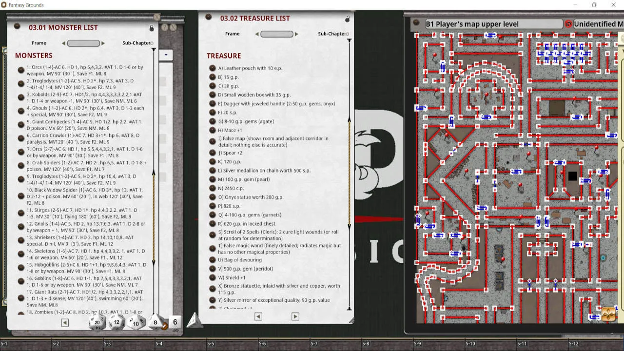 Fantasy Grounds - D&D Classics: B1 In Search of the Unknown (Basic) Screenshot 4