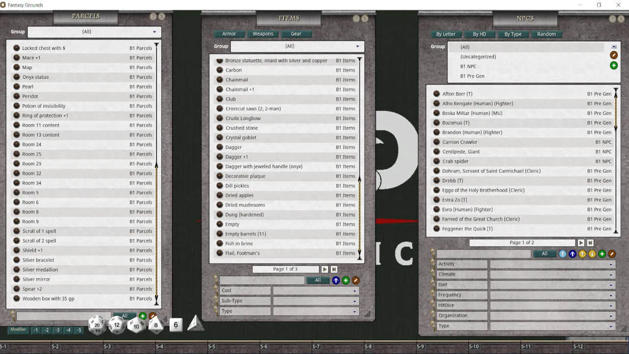 Fantasy Grounds - D&D Classics: B1 In Search of the Unknown (Basic) Screenshot 0