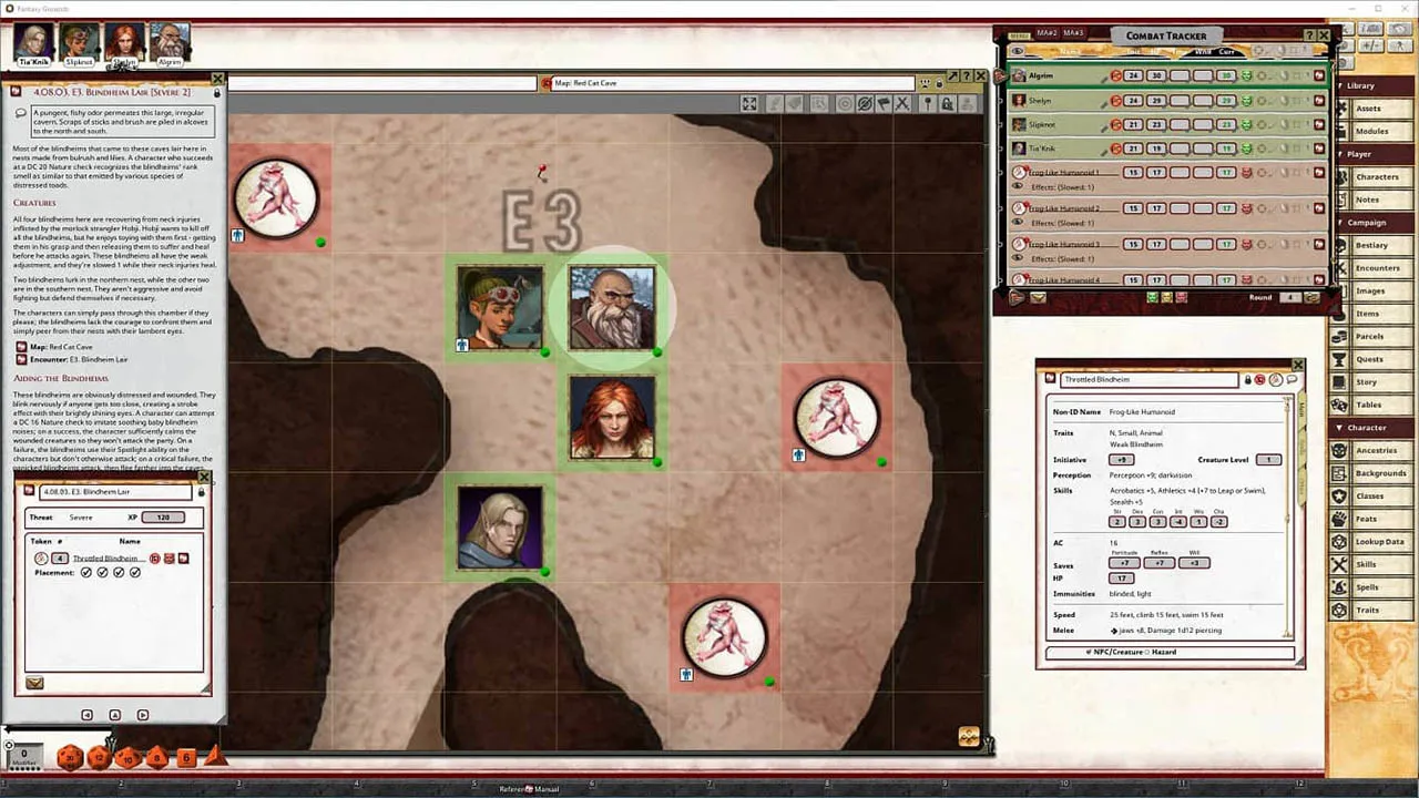 Fantasy Grounds - Pathfinder 2 RPG - Quest for the Frozen Flame AP 1: Broken Tusk Moon Screenshot 5