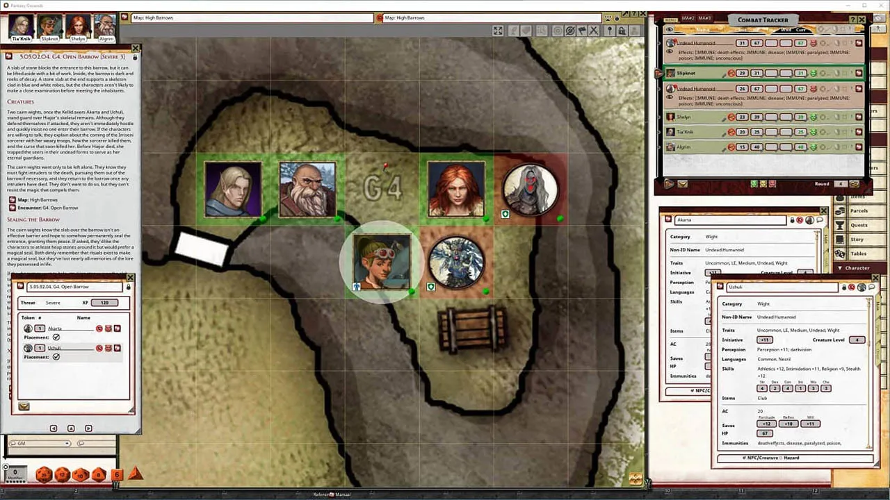 Fantasy Grounds - Pathfinder 2 RPG - Quest for the Frozen Flame AP 1: Broken Tusk Moon Screenshot 3