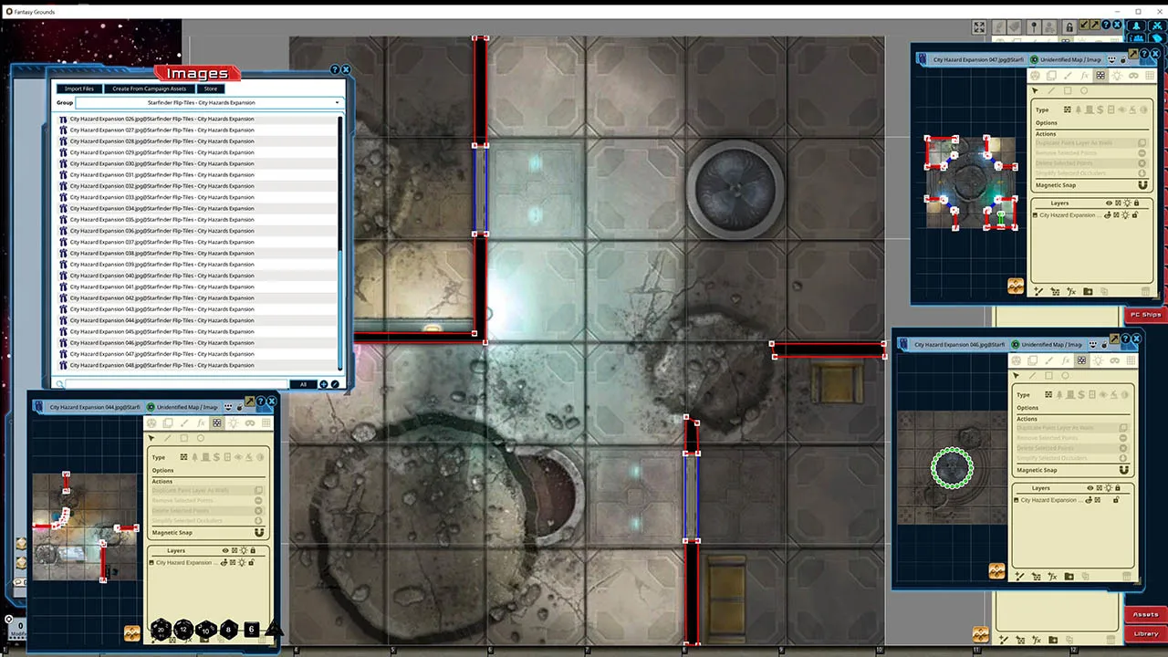 Fantasy Grounds - Starfinder Flip-Tiles - City Hazards Expansion Screenshot 0