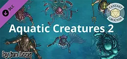 Fantasy Grounds - Jans Token Pack 32 - Aquatic Creatures 2