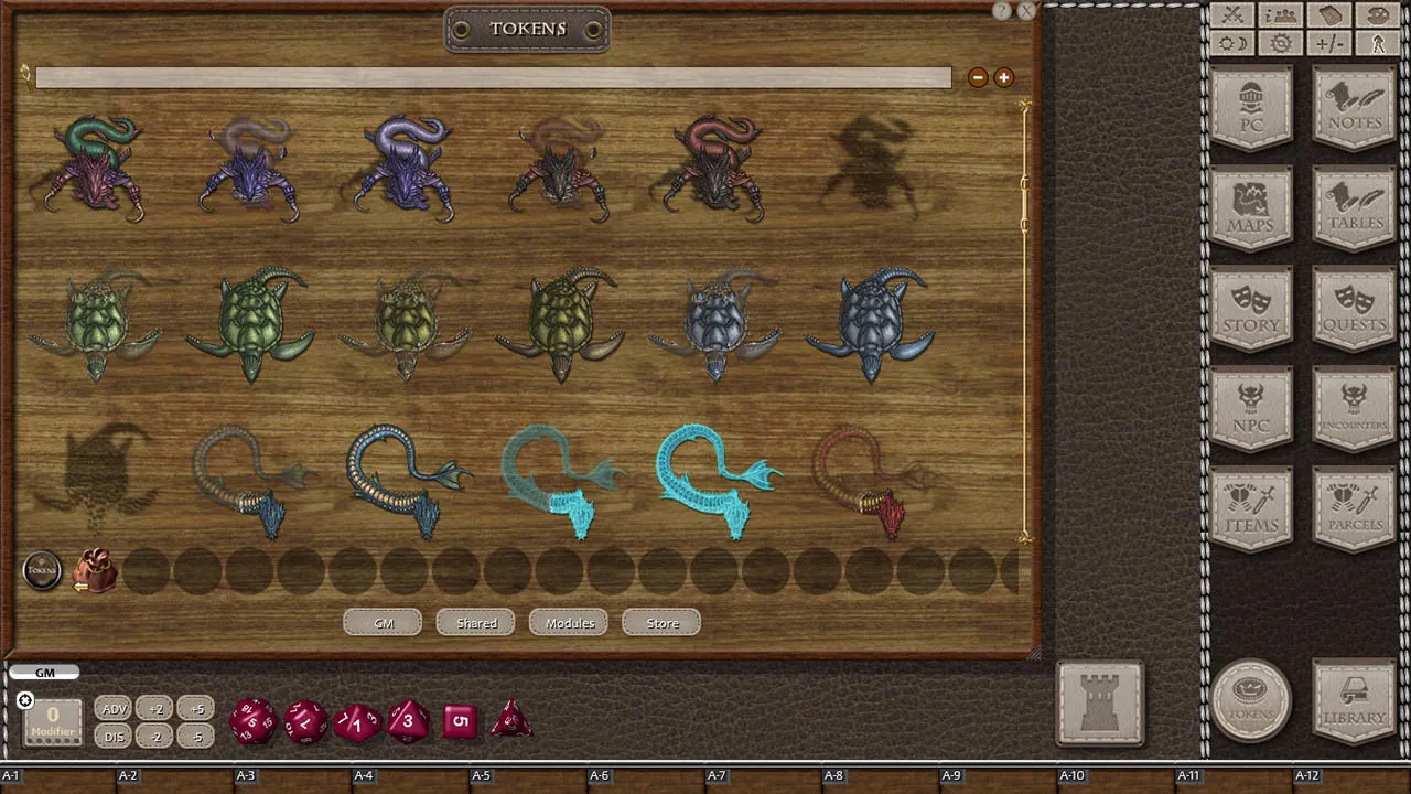 Fantasy Grounds - Jans Token Pack 32 - Aquatic Creatures 2 Screenshot 3