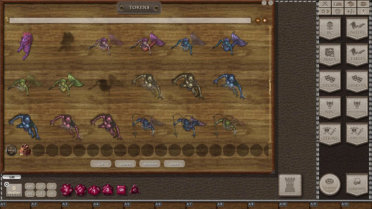 Fantasy Grounds - Jans Token Pack 32 - Aquatic Creatures 2 Screenshot 2