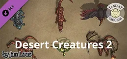 Fantasy Grounds - Jans Token Pack 33 - Desert Creatures 2