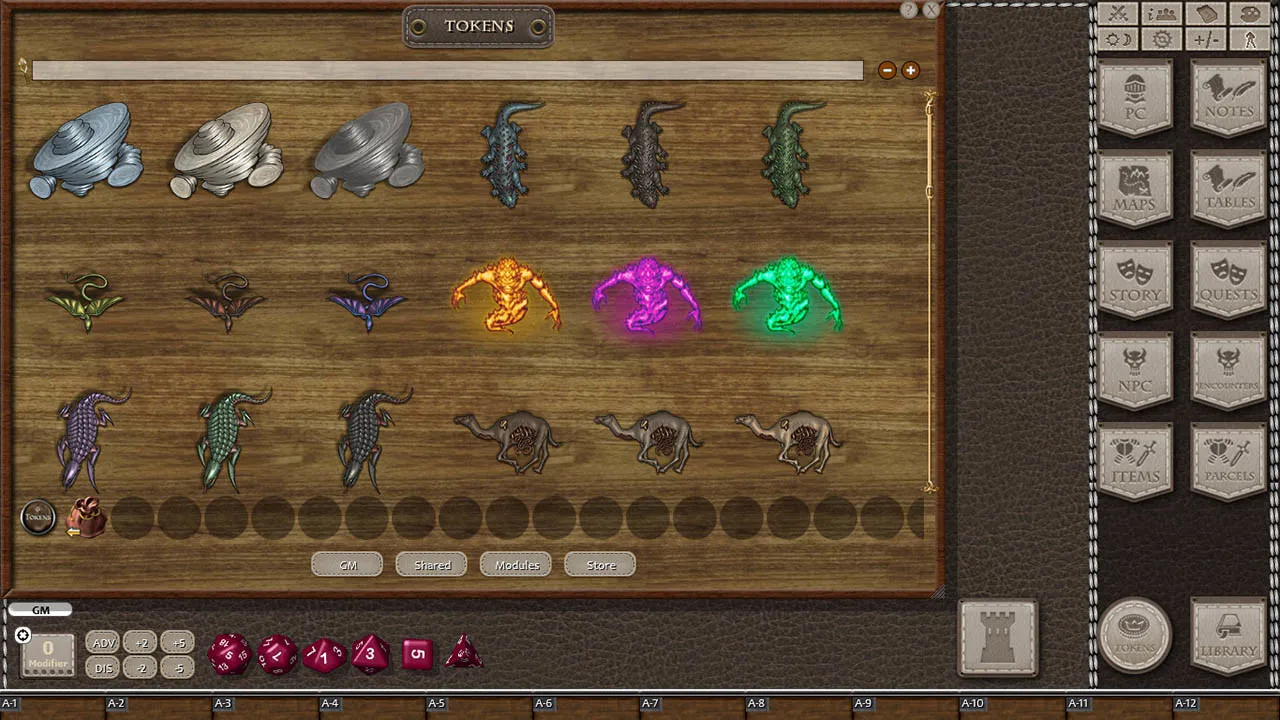 Fantasy Grounds - Jans Token Pack 33 - Desert Creatures 2 Screenshot 0