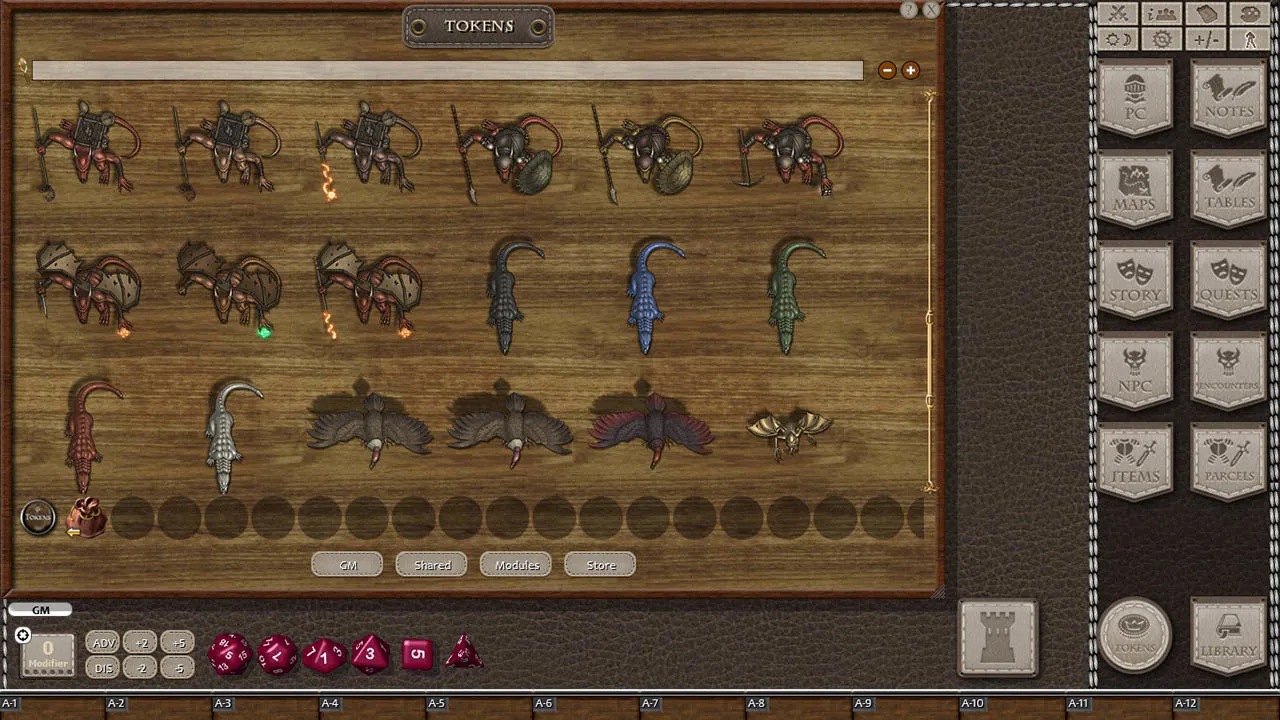 Fantasy Grounds - Jans Token Pack 33 - Desert Creatures 2 Screenshot 1