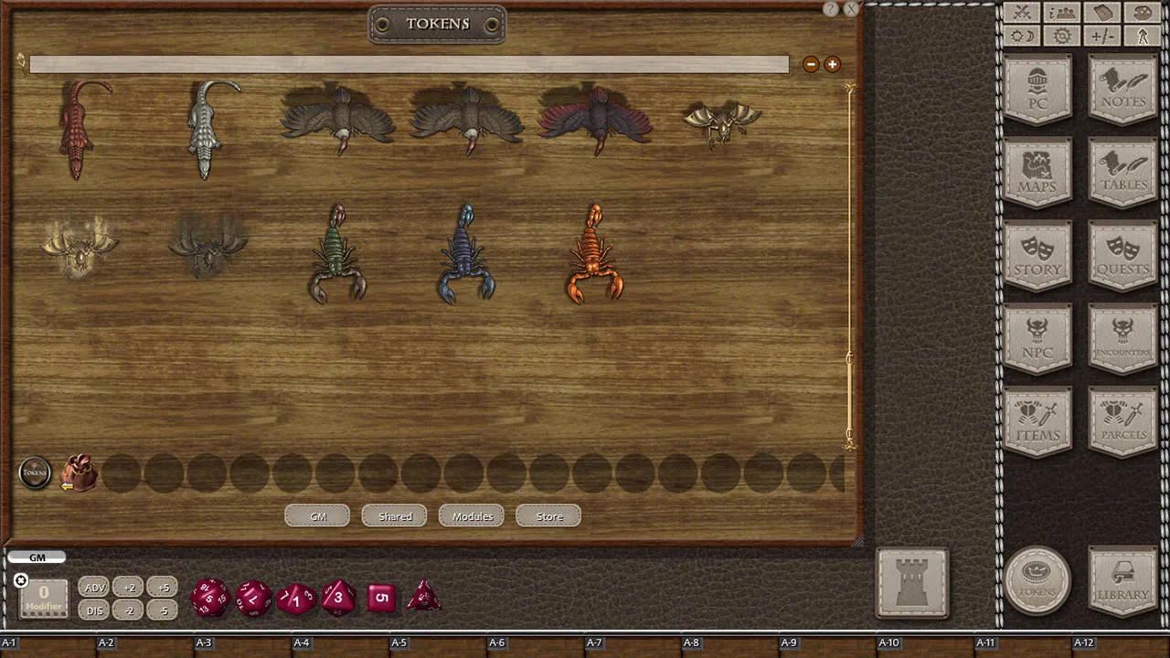 Fantasy Grounds - Jans Token Pack 33 - Desert Creatures 2 Screenshot 2