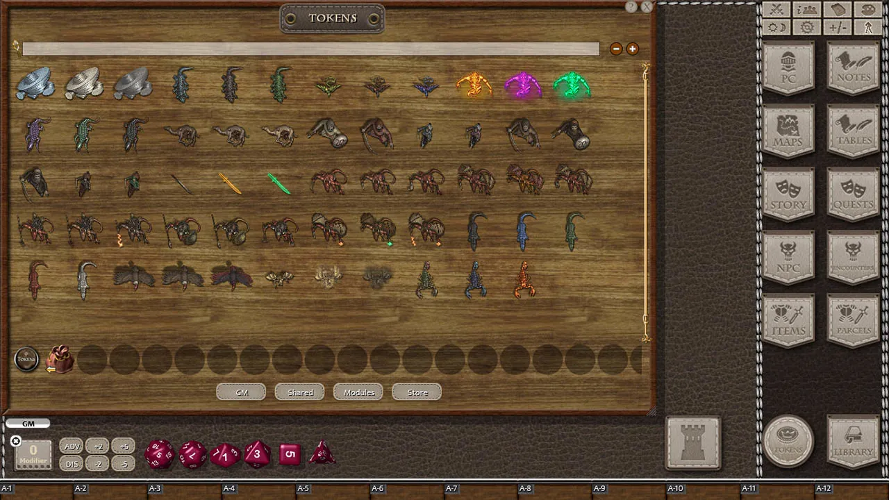 Fantasy Grounds - Jans Token Pack 33 - Desert Creatures 2 Screenshot 4