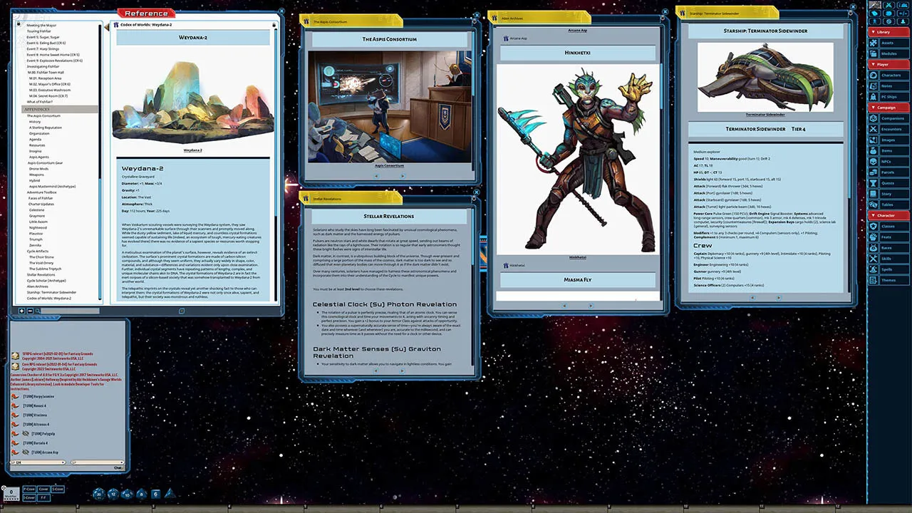Fantasy Grounds - Starfinder RPG - Starfinder Adventure Path #41: Serpents in the Cradle (Horizons of the Vast 2 of 6) Screenshot 1