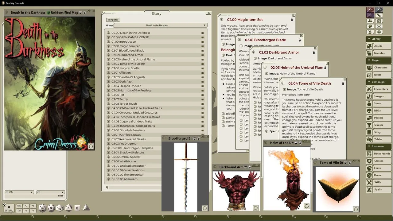 Fantasy Grounds - Death in the Darkness Screenshot 4