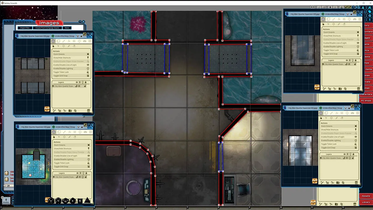 Fantasy Grounds - Starfinder Flip-Tiles - City Alien Quarter Expansion Screenshot 1