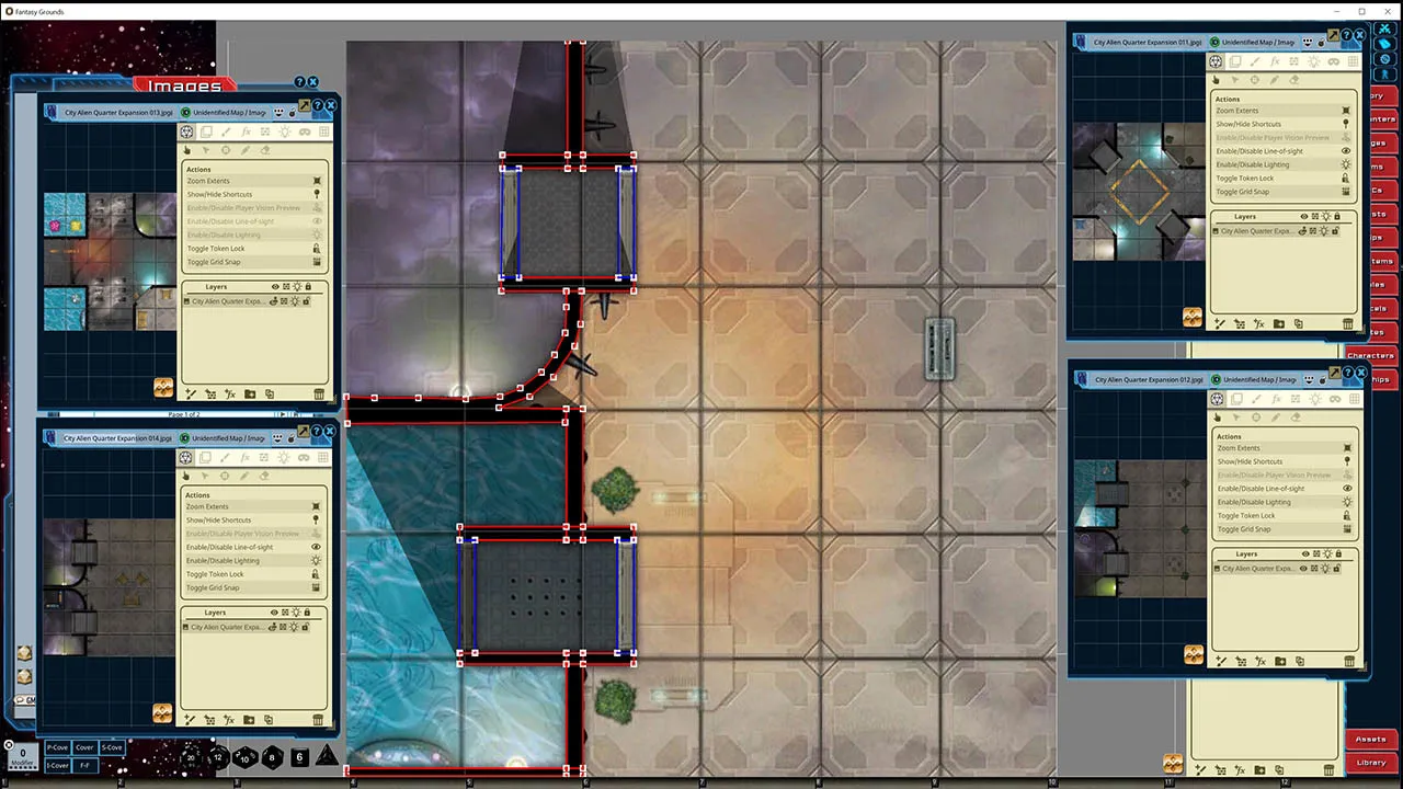 Fantasy Grounds - Starfinder Flip-Tiles - City Alien Quarter Expansion Screenshot 4
