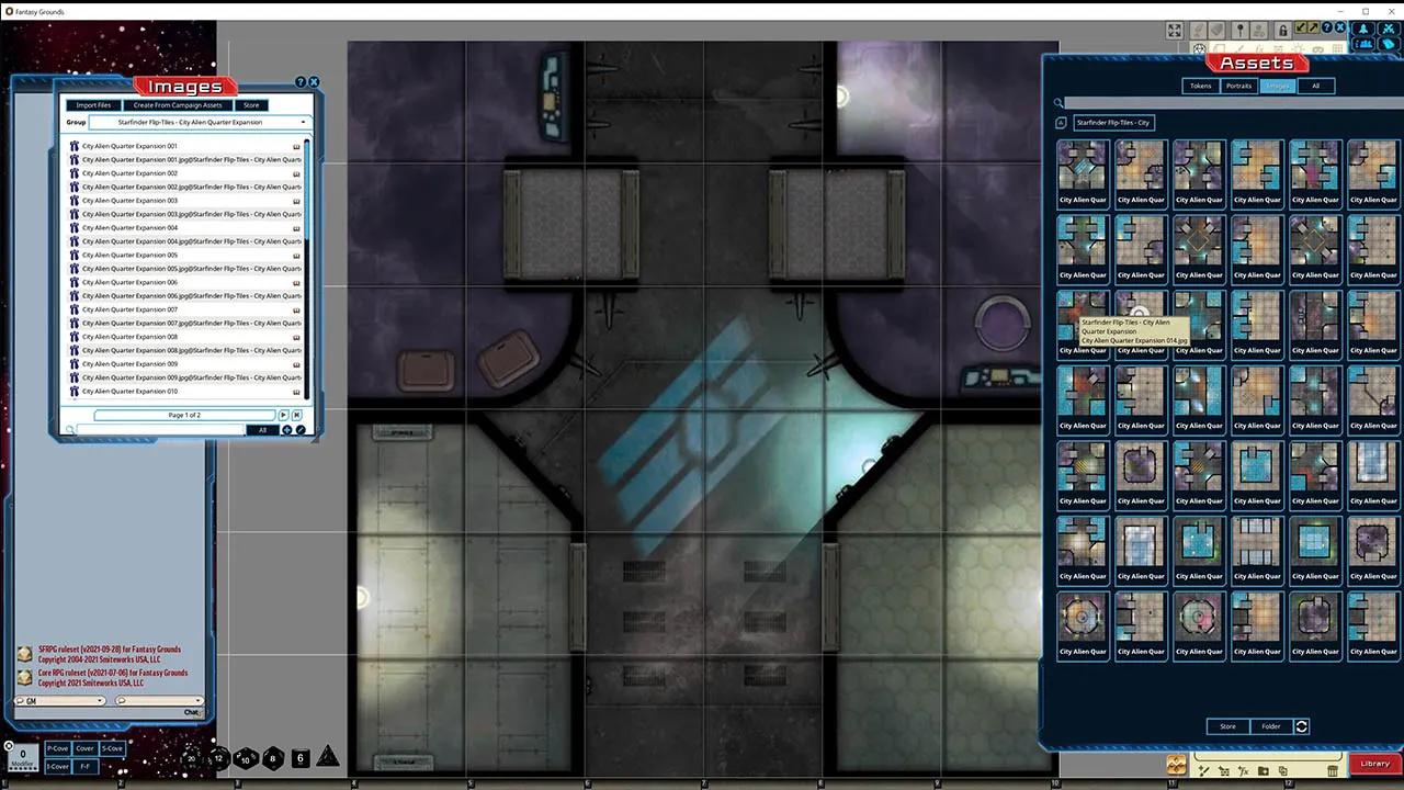 Fantasy Grounds - Starfinder Flip-Tiles - City Alien Quarter Expansion Screenshot 2