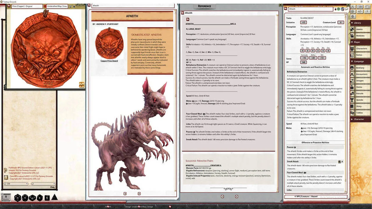 Fantasy Grounds - Battlezoo Bestiary Screenshot 1