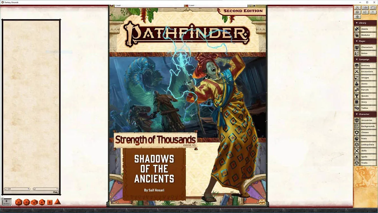 Fantasy Grounds - Pathfinder 2 RPG - Strength of Thousands AP 6: Shadows of the Ancients Screenshot 1