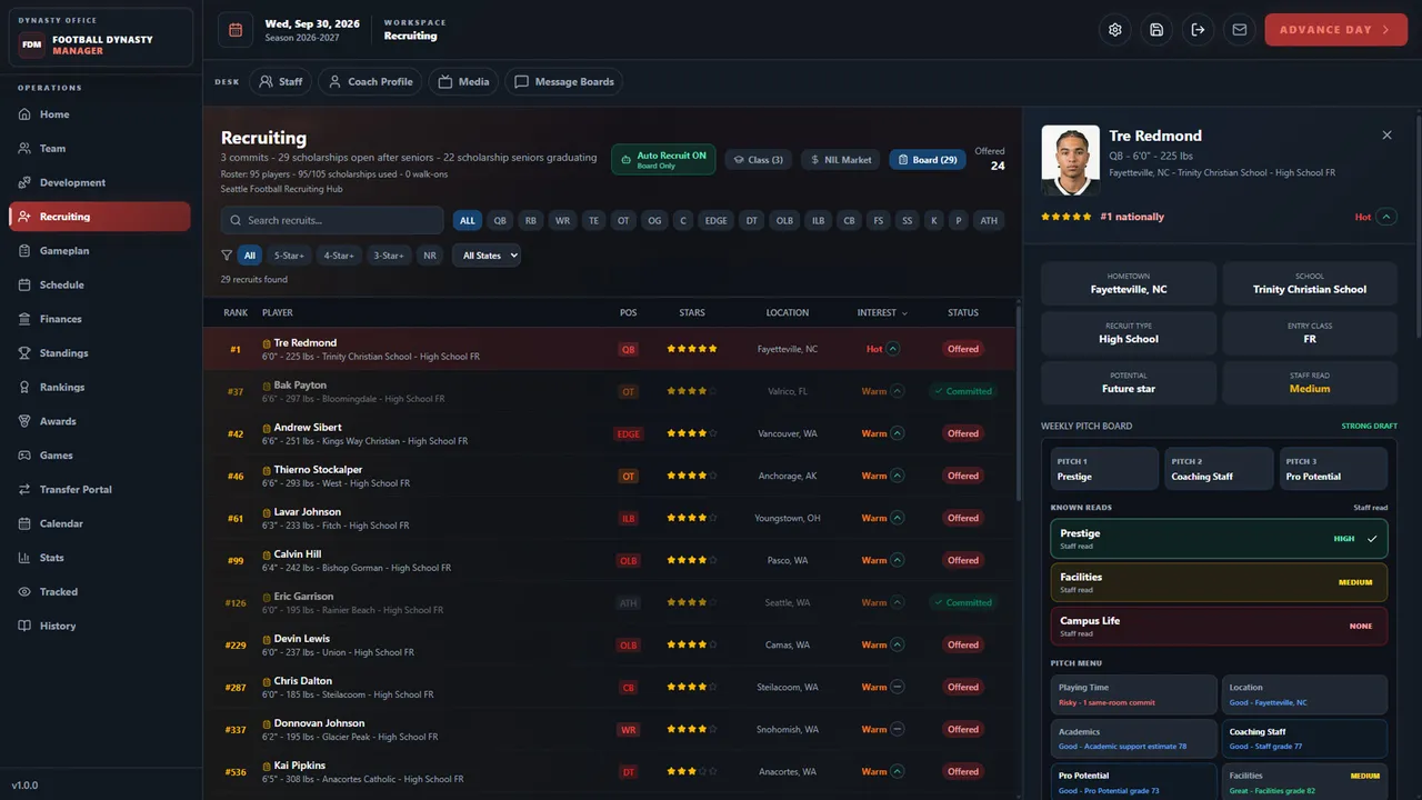 Football Dynasty Manager Screenshot 0