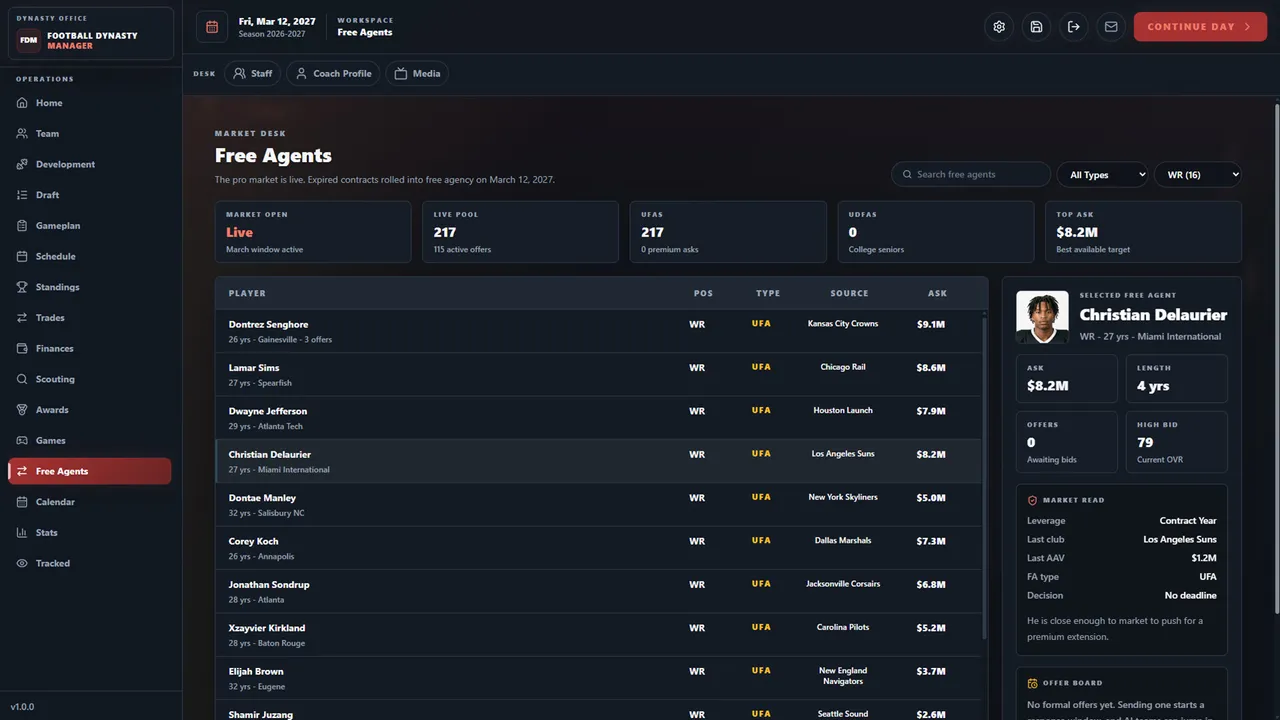 Football Dynasty Manager Screenshot 9