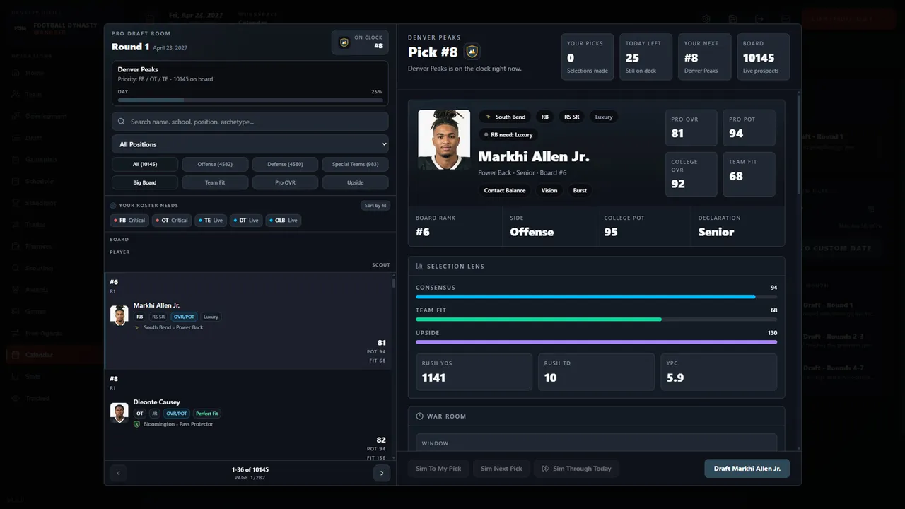 Football Dynasty Manager Screenshot 3
