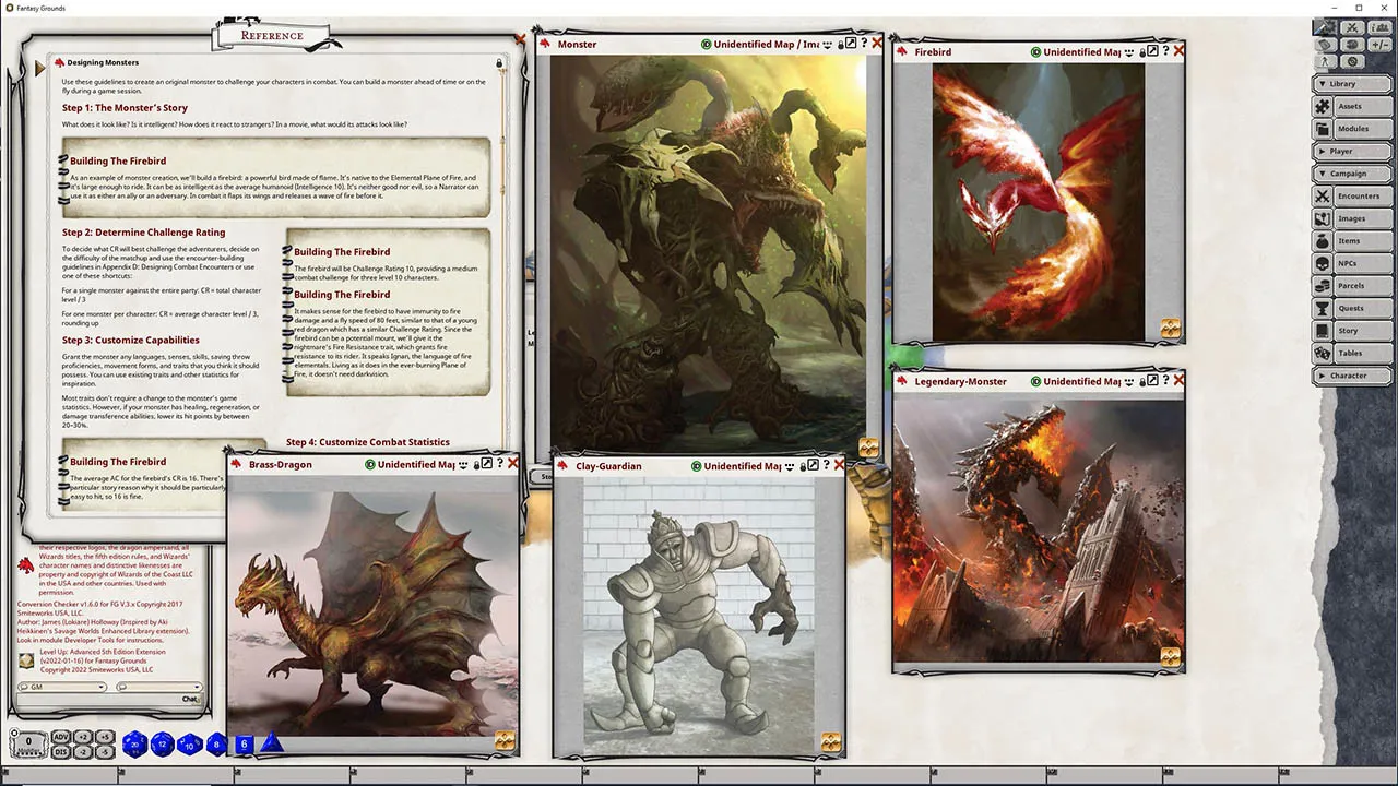 Fantasy Grounds - Level Up Monstrous Menagerie Screenshot 1