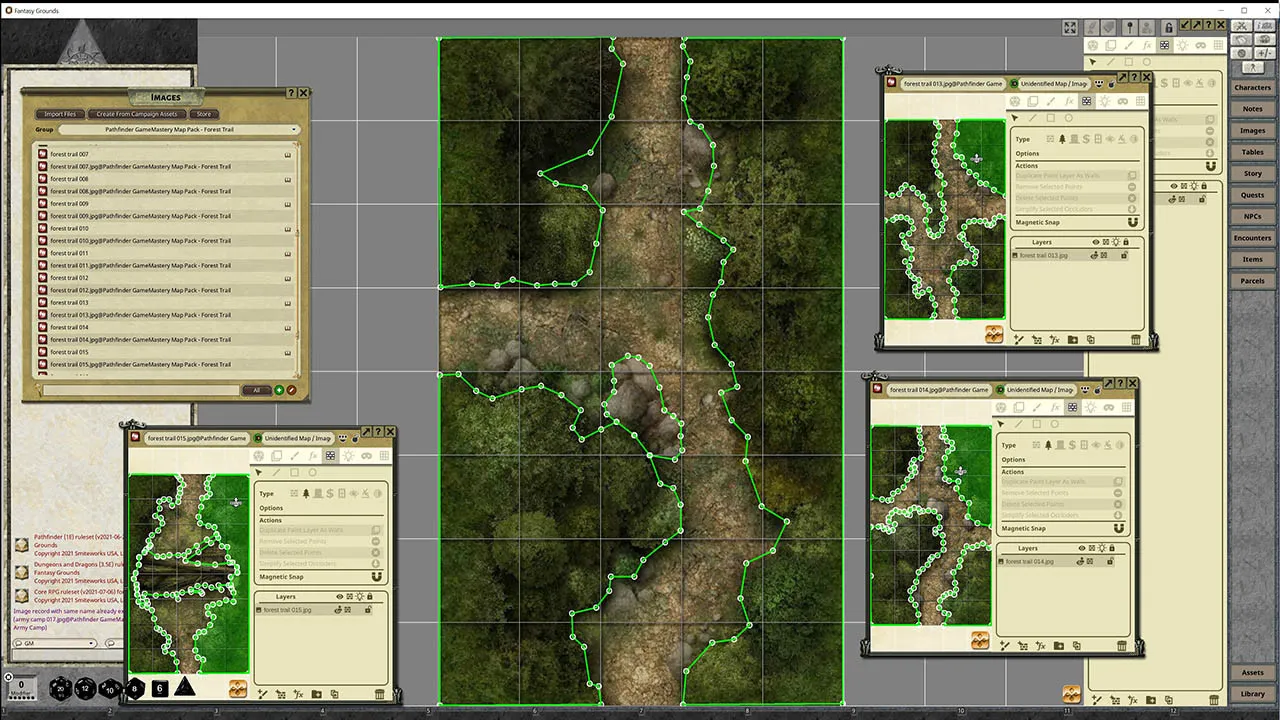 Fantasy Grounds - Pathfinder RPG - GameMastery Map Pack: Forest Trails Screenshot 3