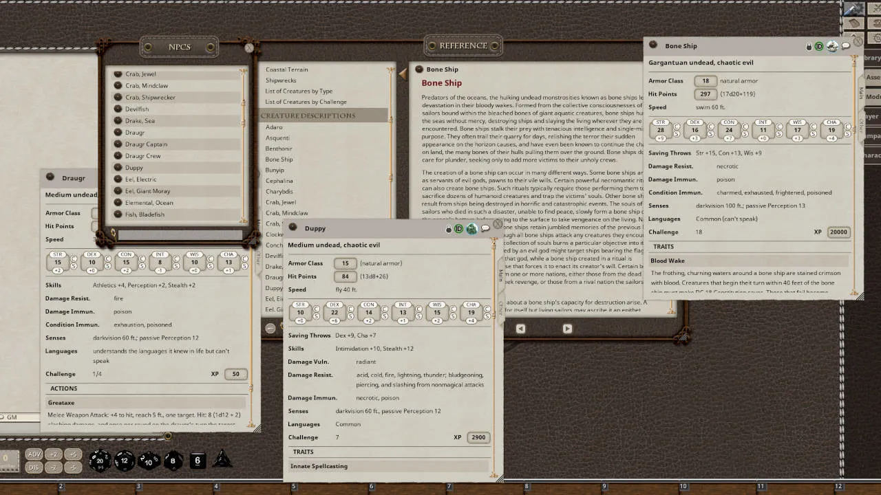 Fantasy Grounds - Sea Monsters (5E) Screenshot 2