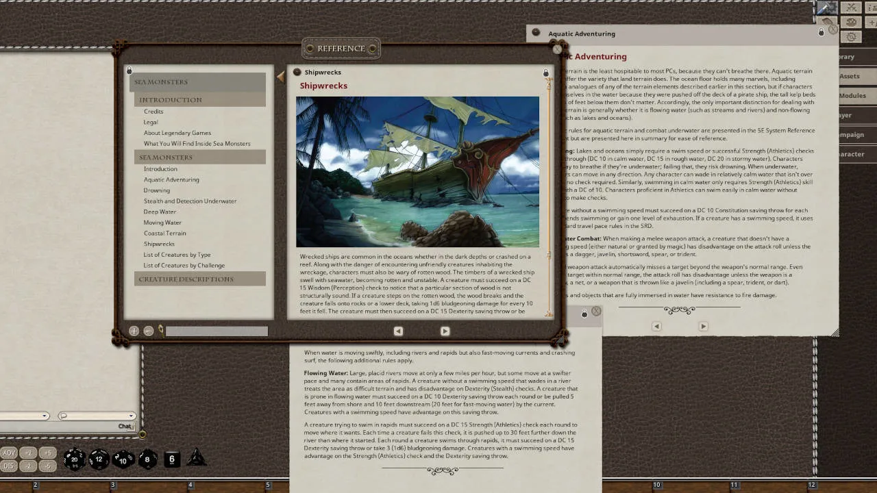 Fantasy Grounds - Sea Monsters (5E) Screenshot 1