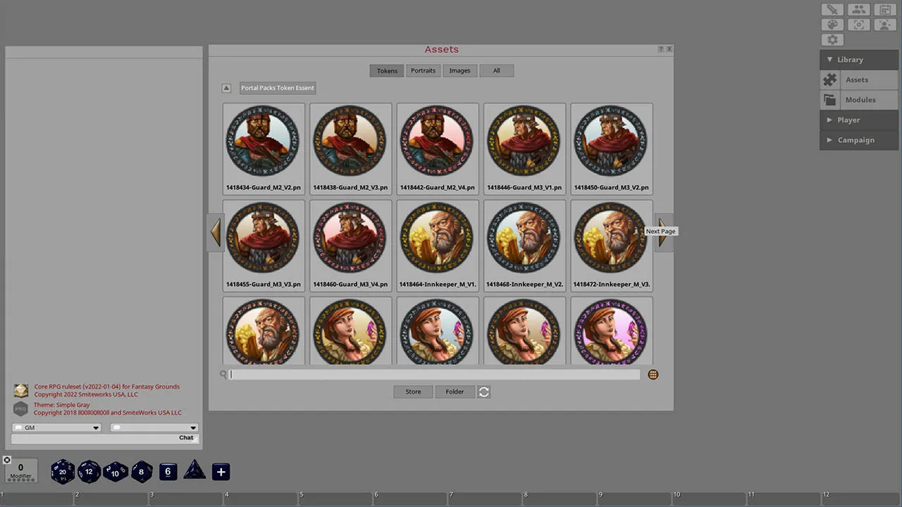Fantasy Grounds - Around Town Screenshot 1