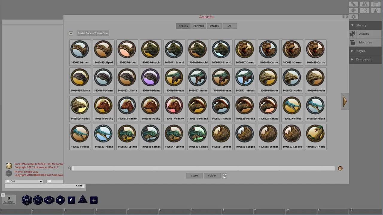 Fantasy Grounds - Dinosaurs Screenshot 4