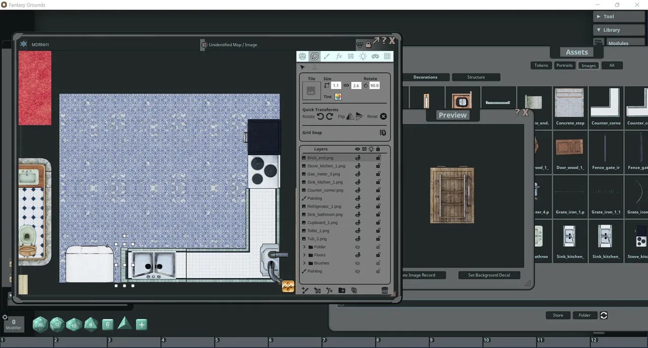 Fantasy Grounds - FG Modern House Map Pack Screenshot 4