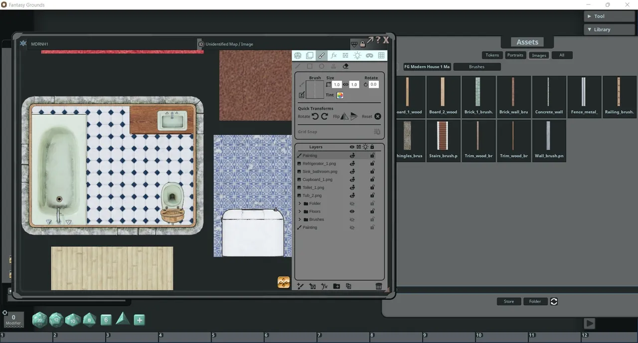 Fantasy Grounds - FG Modern House Map Pack Screenshot 2