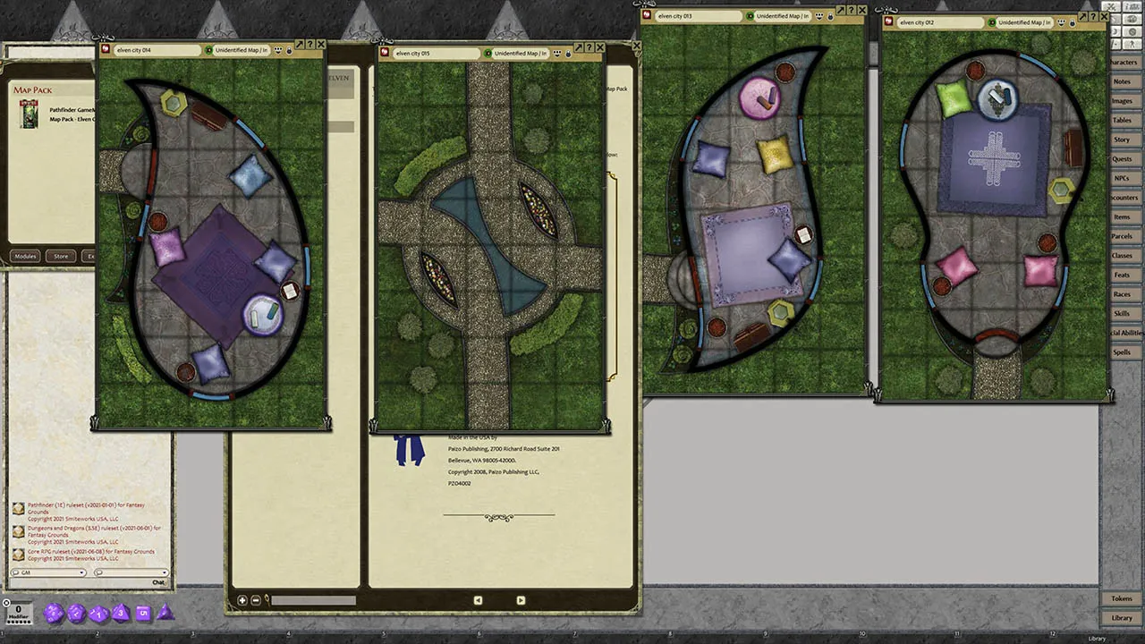 Fantasy Grounds - Pathfinder RPG - GameMastery Map Pack Elven City Screenshot 3