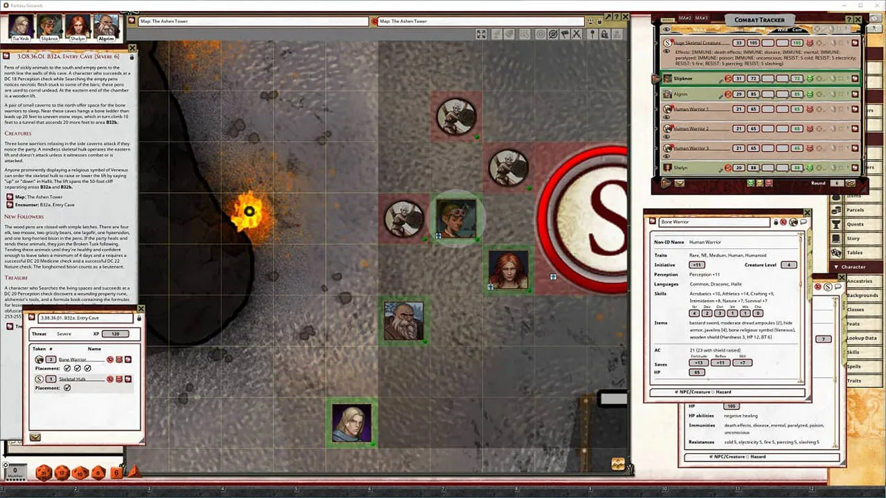 Fantasy Grounds - Pathfinder 2 RPG - Quest for the Frozen Flame AP 2: Lost Mammoth Valley Screenshot 5