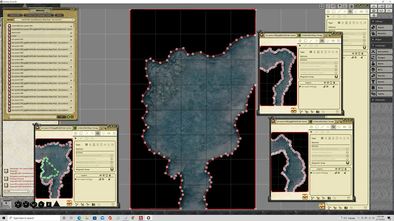 Fantasy Grounds - Pathfinder RPG - GameMastery Map Pack: Ice Cavern Screenshot 0