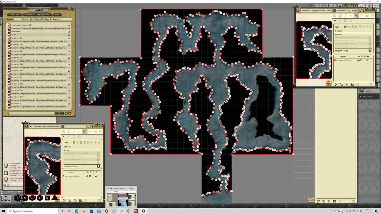 Fantasy Grounds - Pathfinder RPG - GameMastery Map Pack: Ice Cavern Screenshot 3